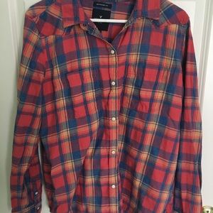 Pink American Eagle Flannel